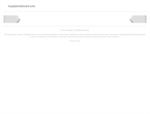 Tablet Screenshot of myaarpmediccare.com